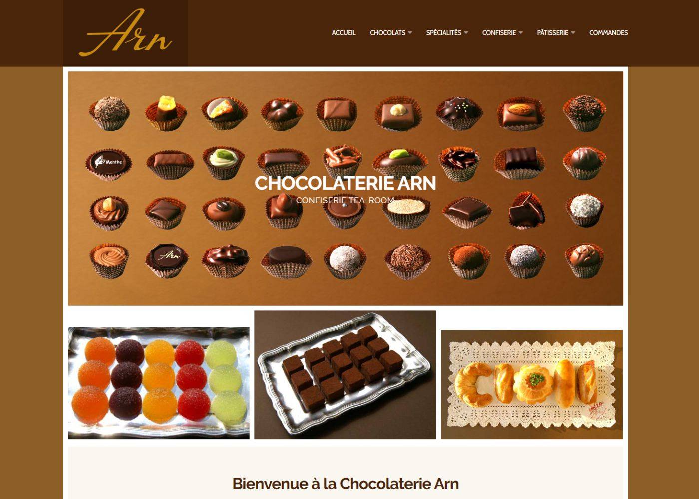 Swiss chocolates ♦ Chocolaterie Arn