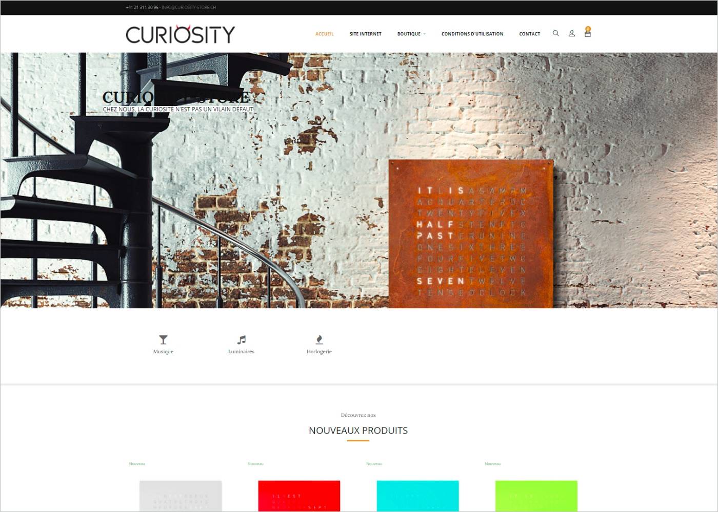 Curiosity ♦ E-shop